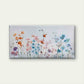 Featuring Delicate Wildflowers Wall Art Canvas Office Home Room Framed 80x45cm