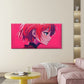Cute Anime Girl Wall Art Canvas Office Home Room Framed 120x60cm