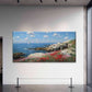 Minimalist Ocean Landscape Wall Art Canvas Office Home Room Framed 120x60cm