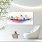 Colorful Dreams of Kittens Wall Art Canvas Office Home Room Framed 120x60cm