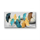 A Vibrant Ginkgo Leaf Pattern Wall Art Canvas Office Home Room Framed 120x60cm