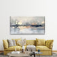Serene Abstract Landscape Wall Art Canvas Office Home Room Framed 120x60cm