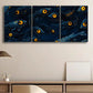 3pcs Bioluminescent Glowing Fish Ocean Metal Print Ready to Hang Art