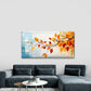 Autumn Leaf Black Branch Wall Art Canvas Office Home Room Framed 120x60cm