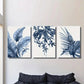 3pcs Tropical Monstera & Banana Leaf Watercolor Metal Print Ready to Hang Art