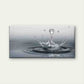 Water Splashes with Heart-Shape Wall Art Canvas Office Home Room Framed 120x60cm