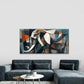 Geometric Elephant Design Wall Art Canvas Office Home Room Framed 120x60cm
