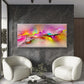 Abstract Colorful Painting Wall Art Canvas Office Home Room Framed 80x45cm