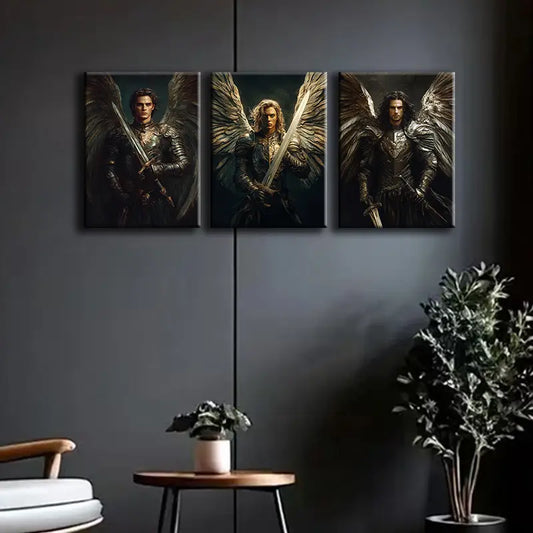 3pcs McNath Sword Metal Print Ready to Hang Art