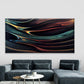 Abstract Illusion of Gold Lava Wall Art Canvas Office Home Room Framed 120x60cm