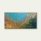 Abstract Colorful Textured Wall Art Canvas Office Home Room Framed 80x45cm