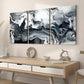 3pcs Modern Light Luxury Abstract Art Marble Wall Art Set Canvas Framed 40x60cm - High Quality Print 100% Australian Made Wall Canvas Ready to Hang