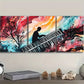 3pcs  Black and White Piano Painting Metal Print Ready to Hang Art