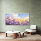 Purple Flowers And Butterflies Wall Art Canvas Office Home Room Framed 120x60cm