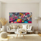 Billiards Abstract Pool Wall Art Canvas Office Home Room Framed 80x45cm
