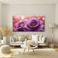 Soft Glow Of Roses Wall Art Canvas Office Home Room Framed 120x60cm