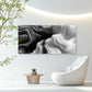 Minimalist & Swirling Pattern Wall Art Canvas Office Home Room Framed 80x45cm