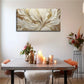 Modern Minimalist White Golden Wall Art Canvas Office Home Room Framed 120x60cm
