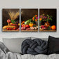 3pcs Luxurious Food Painting Metal Print Ready to Hang Art