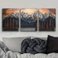 3pcs Pine mountain Metal Print Ready to Hang Art