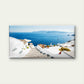 White Architecture On Santorini Wall Art Canvas Office Home Room Framed 80x45cm