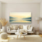 Soft Light Misty Valley Wall Art Canvas Office Home Room Framed 120x60cm