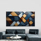 Abstract Geometric Wall Art Canvas Office Home Room Framed 120x60cm