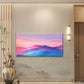 Portrait Gradient Wall Art Canvas Office Home Room Framed 80x45cm