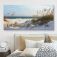 Beach Scene wall canvas office home room framed 120x60cm