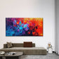 Abstract Brush Strokes Design Wall Art Canvas Office Home Room Framed 120x60cm