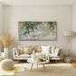 Green Tree Leaves Shabby Chic Wall Art Canvas Office Home Room Framed 120x60cm
