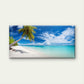 Palm Trees Lean Over Wall Art Canvas Office Home Room Framed 120x60cm