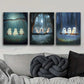 3pcs Three Cute Little Ghosts for Home Metal Print Ready to Hang Art