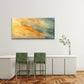 Abstract Beachside Ripple Art Wall Art Canvas Office Home Room Framed 120x60cm