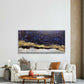 Abstract Golden Black White Wall Art Canvas Office Home Room Framed 120x60cm