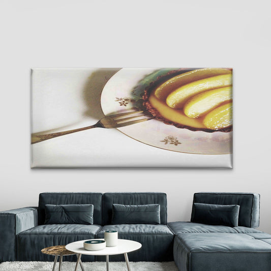 Close-Up of Food on Table Wall Art Canvas Office Home Room Framed 80x45cm