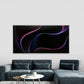 Deep Velvet Flowing Shapes Wall Art Canvas Office Home Room Framed 120x60cm