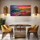 Seven Colors Light Under Sunset Wall Art Canvas Office Home Room Framed 120x60cm
