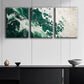 3pcs Featuring the Antarctic Ice Shelf Metal Print Ready to Hang Art