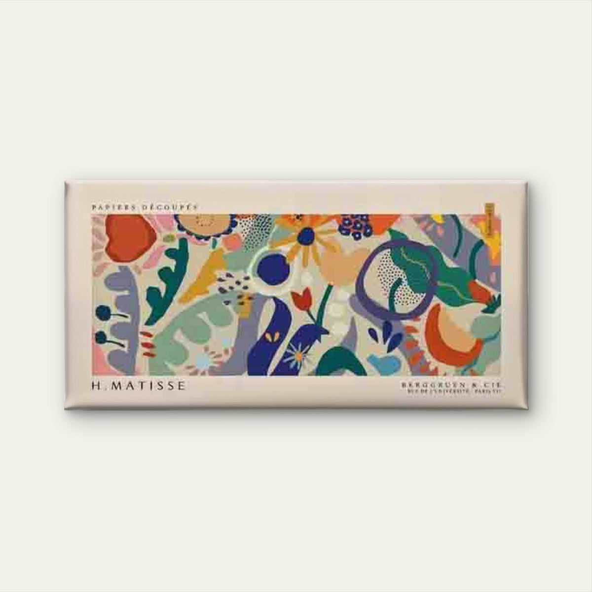 H. Matisse Papiers Découpes Wall Art Canvas Office Home Room Framed 80x45cm