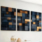 3pcs Modern Fashion Abstract Irregular Graphics Wall Art Set Canvas Framed 40x60cm - High Quality Print 100% Australian Made Wall Canvas Ready to Hang