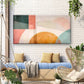 Modern Abstract Wall Art Canvas Office Home Room Framed 80x45cm