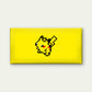 Yellow Retro 8Bit Pixel Mouse Wall Art Canvas Office Home Room Framed 120x60cm