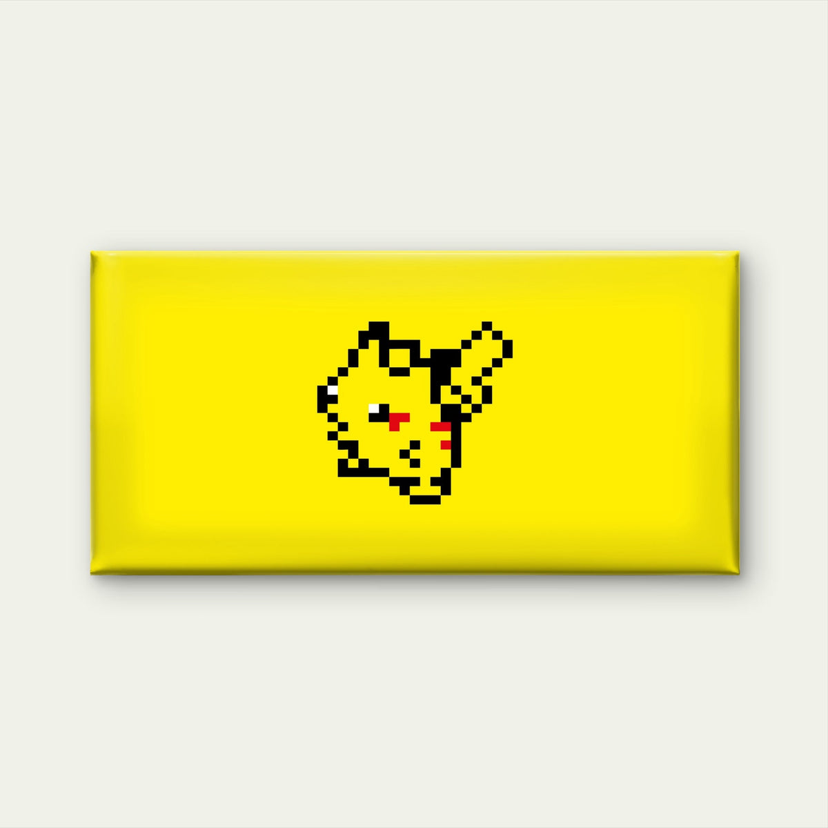Yellow Retro 8Bit Pixel Mouse Wall Art Canvas Office Home Room Framed 80x45cm