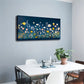 Rapid Growth of Colorful Flowers Wall Art Canvas Office Home Room Framed 120x60cm