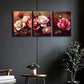 3pcs Colorful Roses Metal Print Ready to Hang Art