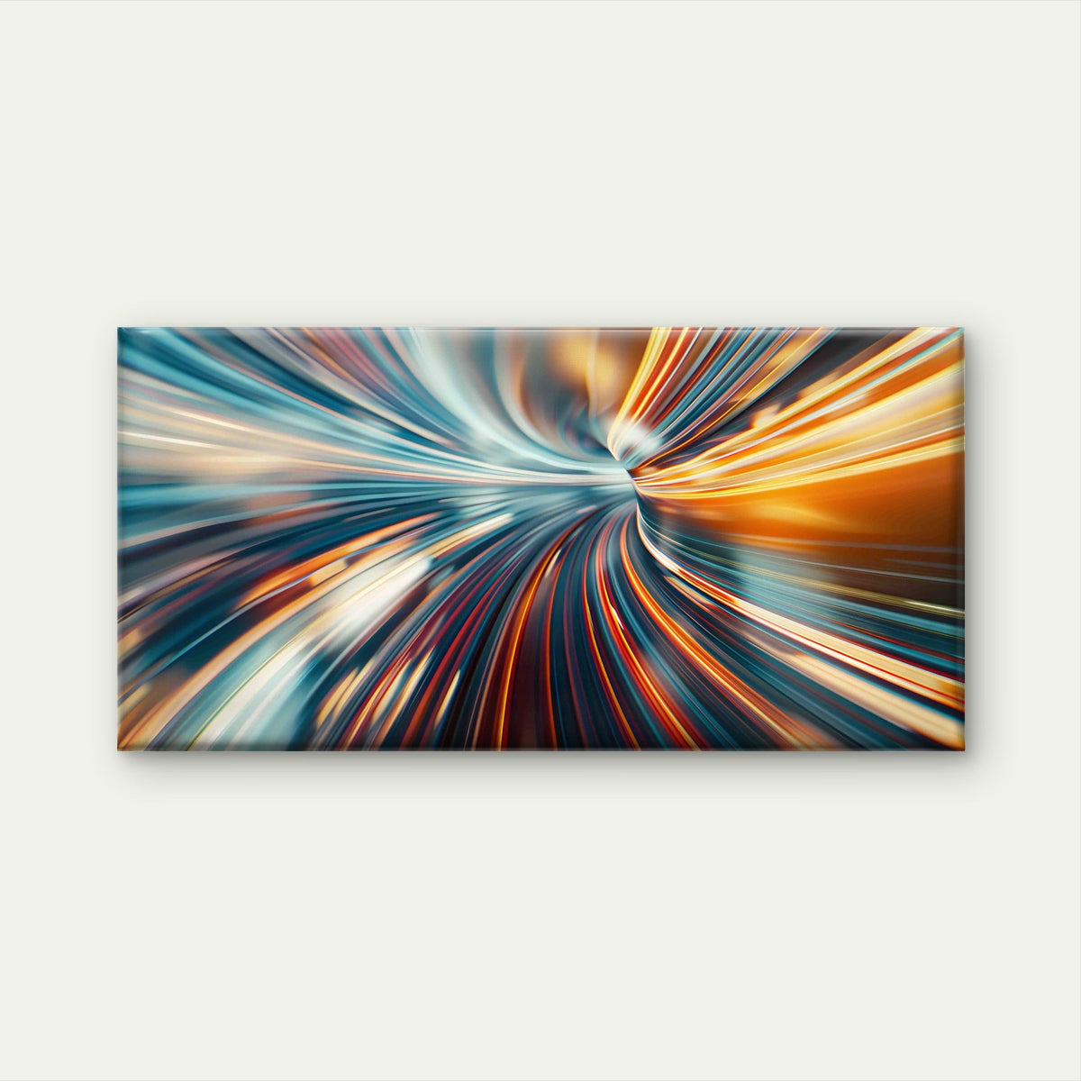 Abstract Lines Blur Speed Wall Art Canvas Office Home Room Framed 120x60cm