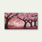 Pink Cherry Blossom Trees Wall Art Canvas Office Home Room Framed 120x60cm