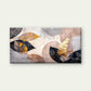 Abstract Gilded Autumn Leaves Wall Art Canvas Office Home Room Framed 120x60cm