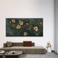 Vintage Modern Botanical Floral Wall Art Canvas Office Home Room Framed 120x60cm